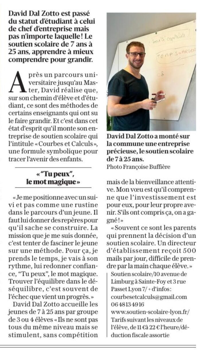 Soutien scolaire Lyon : la force des petits groupes